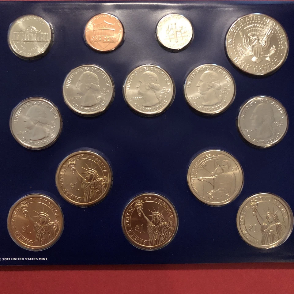 2014 P & D U.S. Mint Uncirculated Set 28 Coins Cu-Ni-Zn Clad w/ OGP & COA - Image 2 of 4