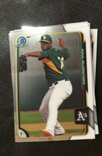 2015 Bowman BCP146 Raul Alcantara 10 count All Chrome lot Oakland Athletics
