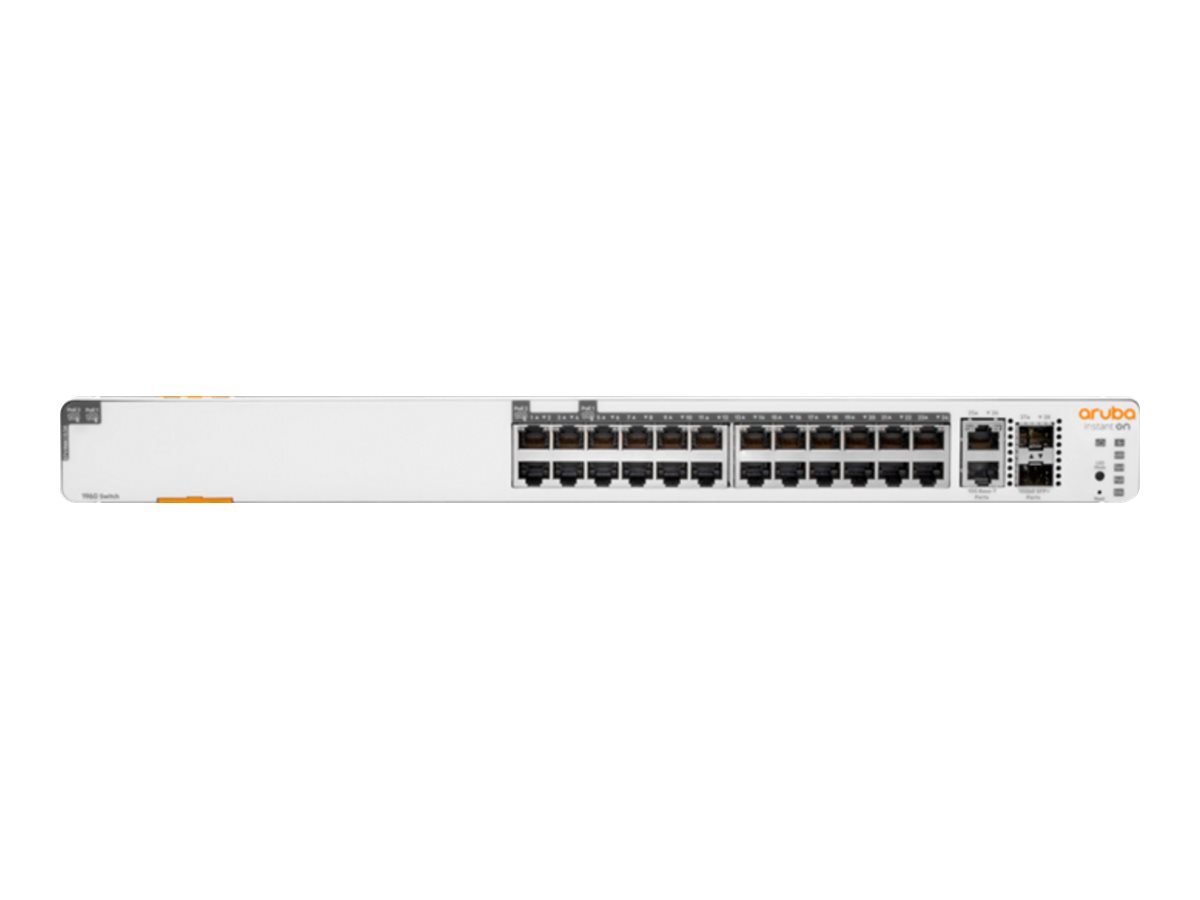 HPE Instant On 1960 24G 20p Class4 4p Class6 PoE 2XGT 2SFP+ 370W JL807A