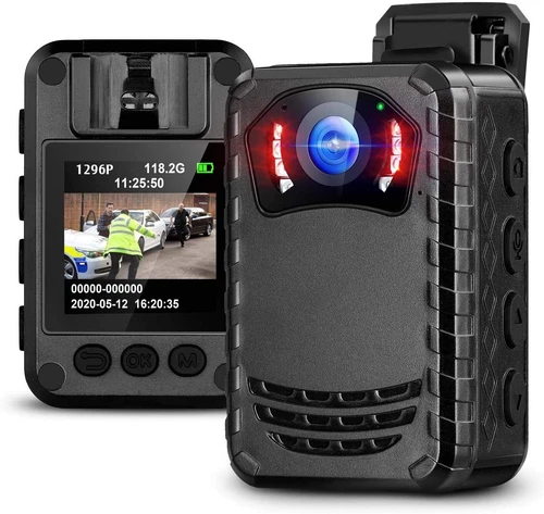 BOBLOV Police Body Camera w/ Audio HD Camera Pocket for Law Enforcement Recorder - Picture 2 of 11