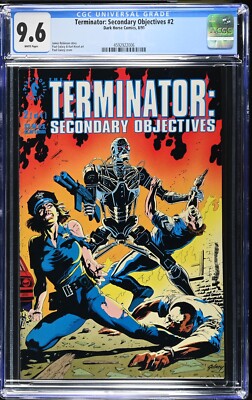 The Terminator: Secondary Objectives #2 CGC 9.6 Dark Horse GradedComic 1991