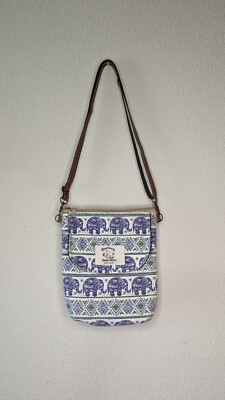 Vintage Tum-Thai Handmade Small Crossbody Boho Bag Made In Thailand