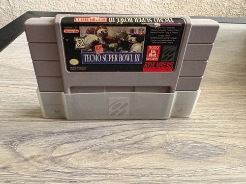Tecmo Super Bowl 3: Final Edition (Super Nintendo SNES, 1995) Tested Working