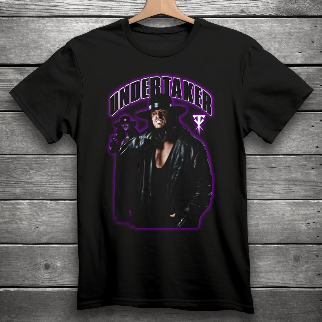 The Undertaker Wrestling T-Shirt Black S-5XL