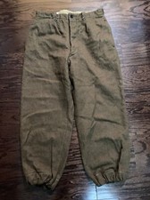 VTG Combat Pant Original FRENCH WOOL Mitin Antimite Definitif N.T.C. Mens Sz 24