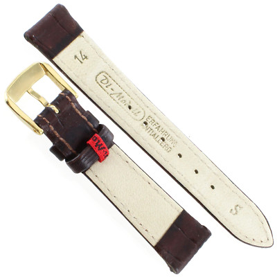 Bracelet Montre Di-Modell En Cuir Crocodile Louisiana Estampé - Boucle Ardillon - Neuf Avec étiquettes - Fabriqué En Allemagne