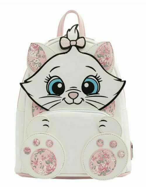 Loungefly Disney Marie Floral Footsy Womens Backpack- (WDBK1
