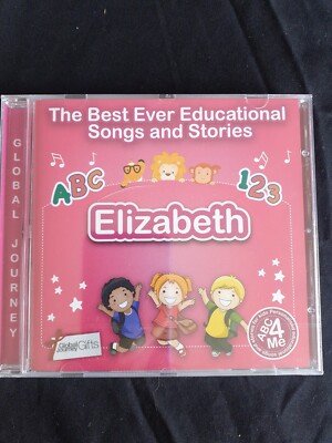 Cd Global Journey Personalised songs & stories for kids name Elizabeth 