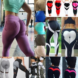 Women-039-s-Sports-Yoga-Leggings-Running-Gym-Workout-Pants-Fitness-Stretch-Trousers