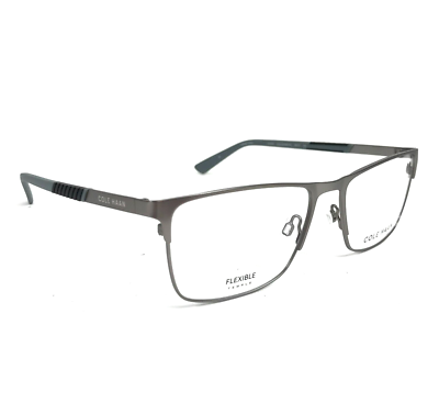 Cole Haan Gray Eyeglasses with Case Cole Haan CH3004 Eyeglasses Men Crystal Gray 53mm New 100  main image 4