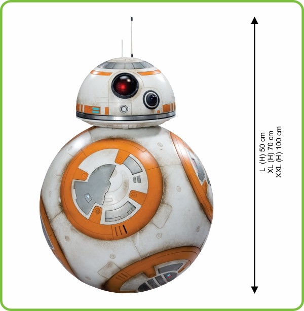 WANDAUFKLEBER BB-8 Star Wars BB8 Dekor Aufkleber Kinderzimmer 