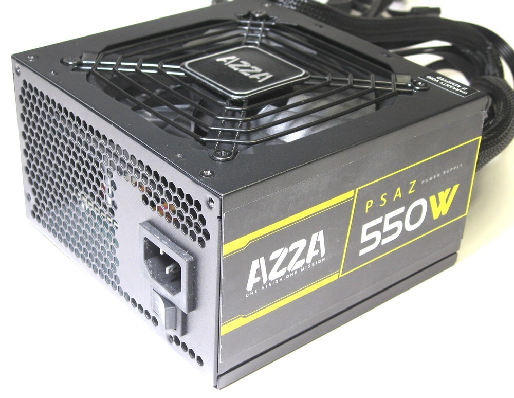 AZZA 550W - 80 PLUS Bronze - ATX Gaming Power Supply - PSAZ-550W