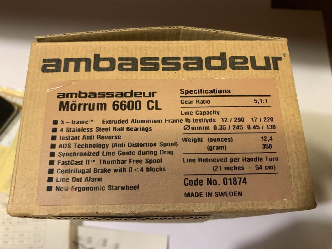 Abu Ambassadeur Morrum 6600 CL 844927 | eBay Abu Ambassadeur Morrum 6600 CL 844927 | eBay