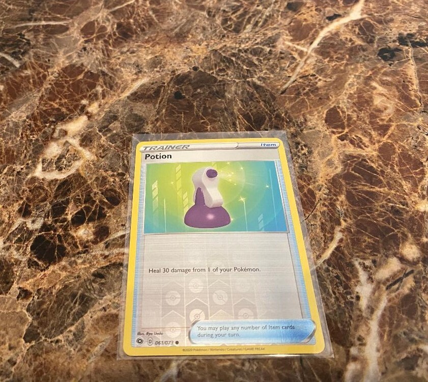 Reverse Holo Potion 61/73 Common Champion's Path Pokemon TCG Card MINT