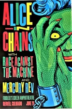 Alice in Chains Poster Cardstock Concert Poster - 12" x 18"