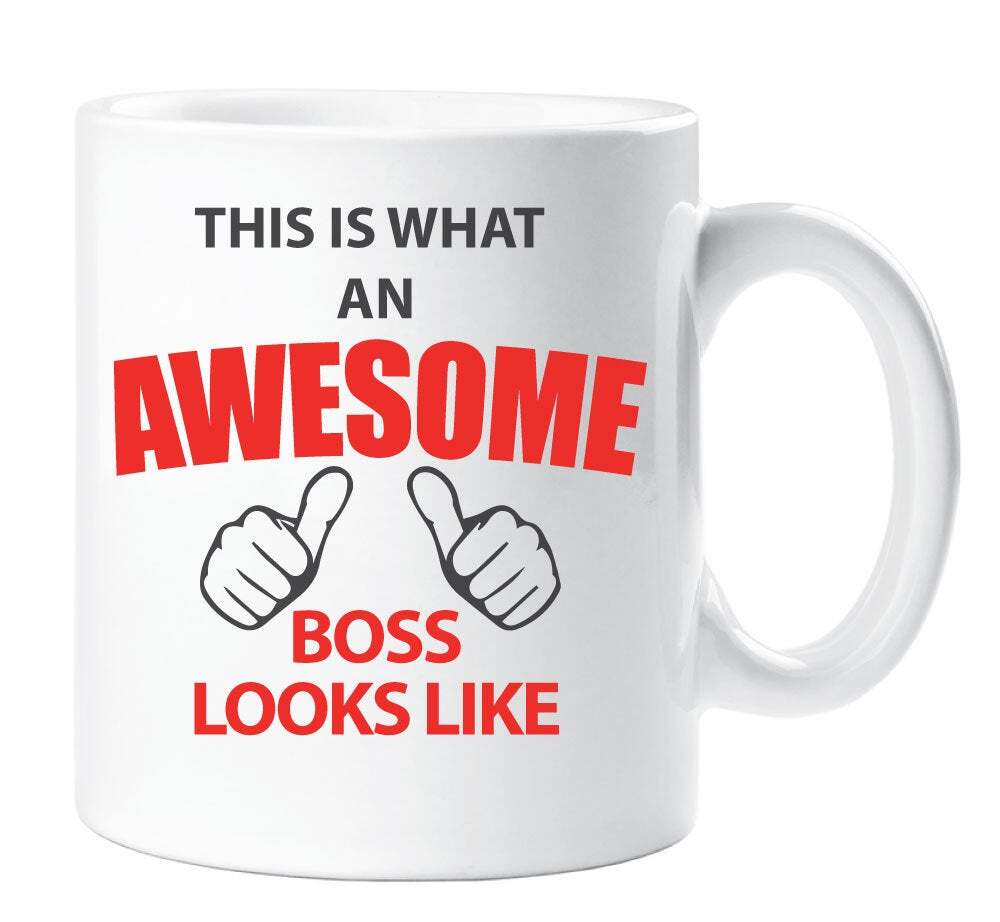 Awesome Boss Mug Ceramic Novelty Gift for Leaders