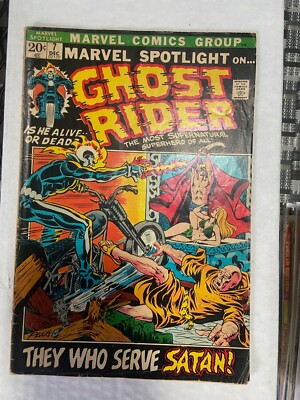 Marvel Spotlight #7 Comic Book  3rd App Ghost Rider