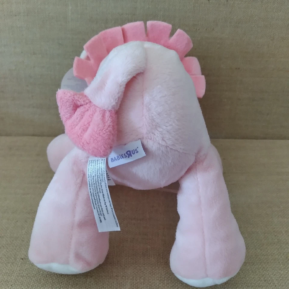 Bebé R Us Rosa Peluche León Sonajero Juguete de Peluche Animales de la Selva Decoración de Guardería Foto 4 de 4