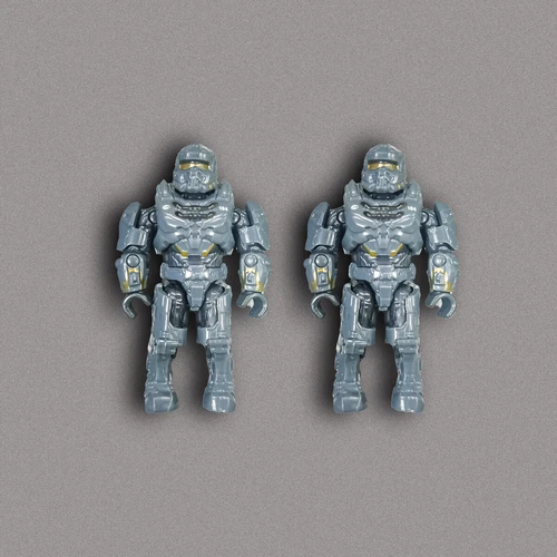 5Pcs Mega Construx Halo Bloks Infinite UNSC Spartan Vannak-134 Fleetcom Warthog - Picture 2 of 3