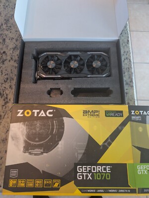 GeForce GTX 1070 ZOTAC AMP Extreme 8GB GDDR5 Video Card (ZT-P10700B-10P)