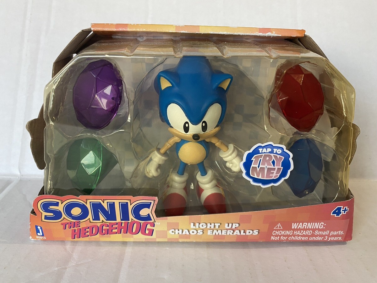 Sonic The Hedgehog Light Up Chaos Emeralds Jazwares 65910 Sonic The Hedgehog Light Up Chaos Emeralds Jazwares 65910