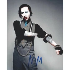 Marilyn Manson Autographed SIGNED 8 x 10 PHOTO REPRINT