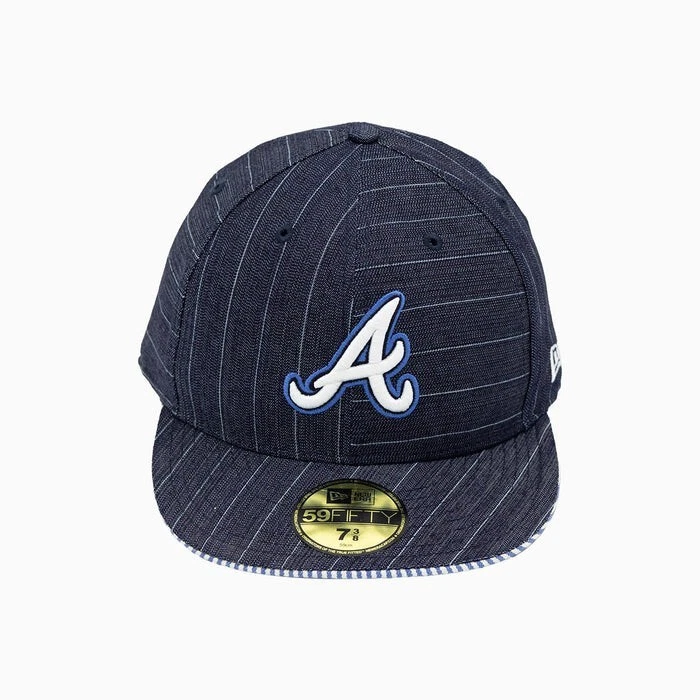 New Era Atlanta Braves MLB 59FIFTY Fitted Hat Cap Baseball Official Fan Gear - Image 3 of 4