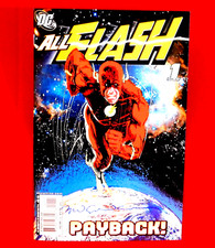 ALL FLASH #1 VARIANT EDITION SIGNED BY ARTIST BILL SIENKIEWICZ