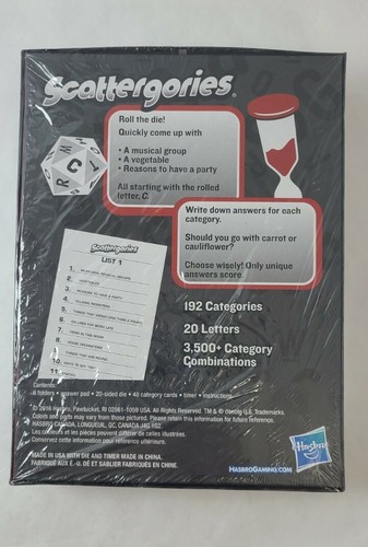Hasbro Gaming Scattegories Board Game - Picture 3 of 4