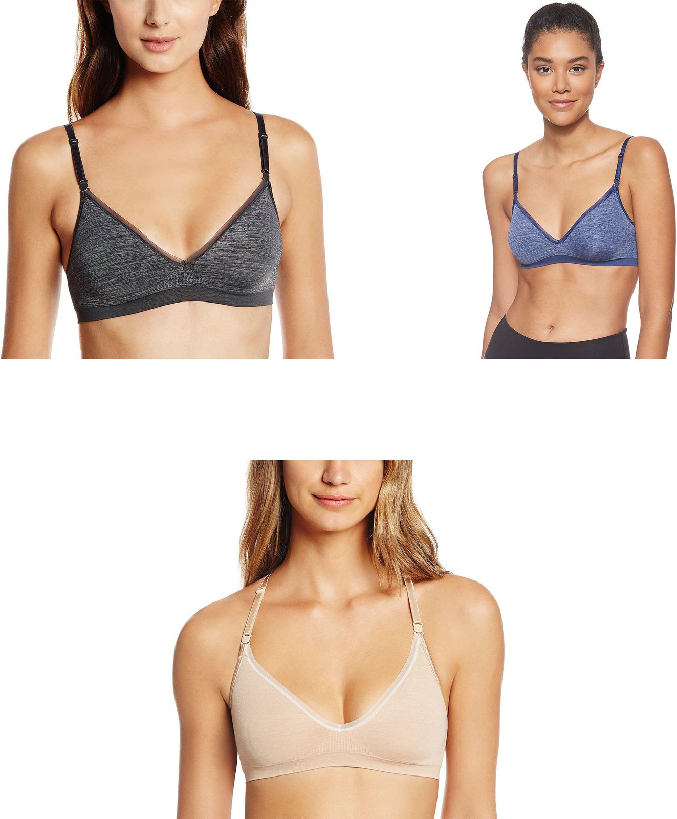hanes convertible seamless wire free bra