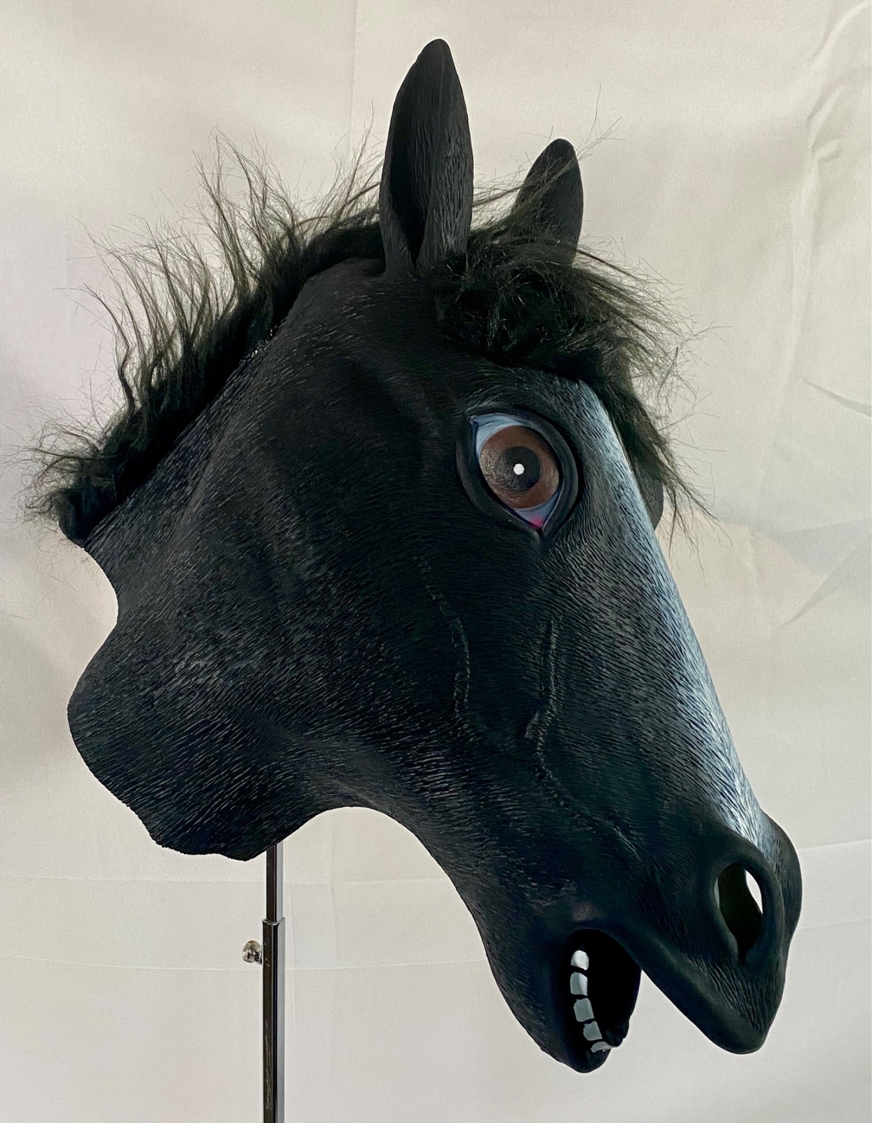 HORSE HEAD MASK CREEPY HALLOWEEN COSTUME THEATER PROP… Gem
