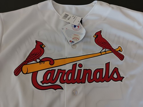 Adam Wainwright Autographed St. Louis Cardinals Jersey W/tags. Majestic Large - Picture 7 of 9