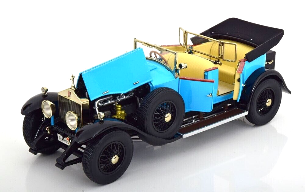 1/18 Rolls-Royce Phantom I Cabriolet 1926 Blue Diecast Model