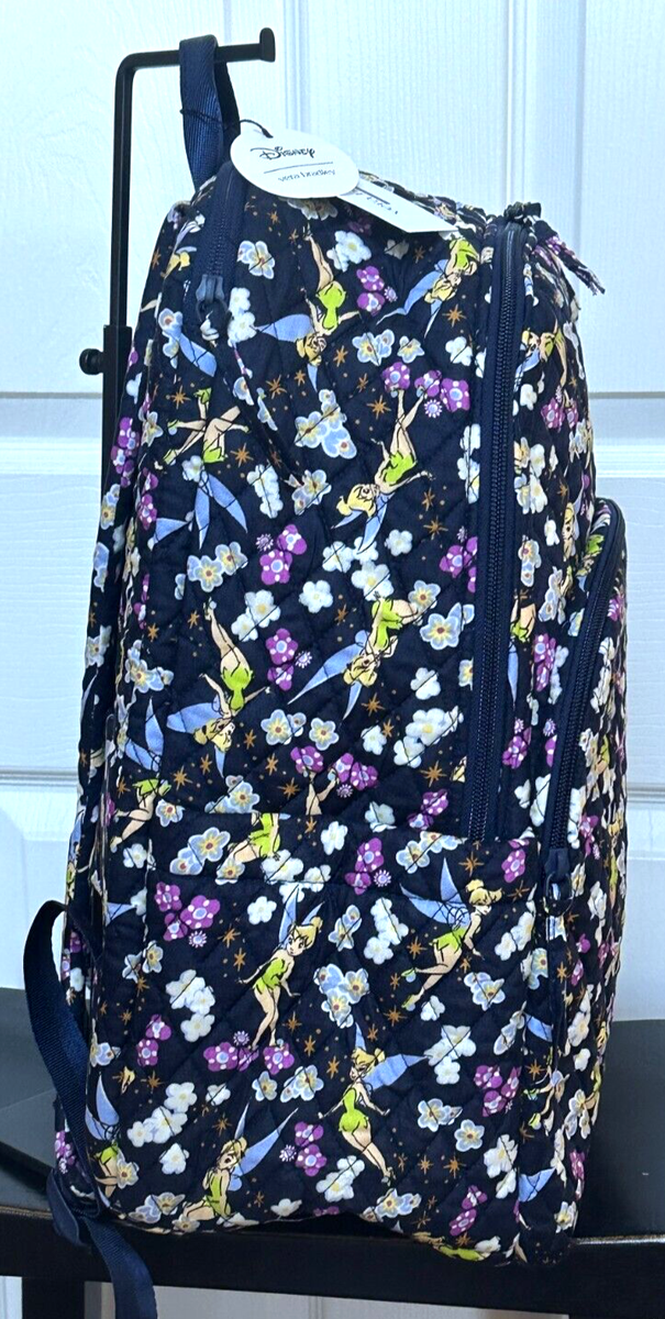 NWT Vera Bradley Disney Tinker Bell\'s Flight Essential Large Quilted Backpack Vera Bradley Women main image 3