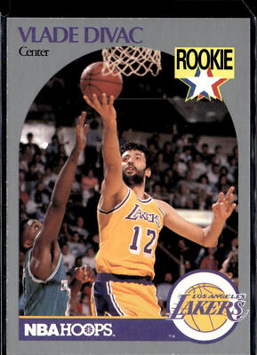 Vlade Divac 1990 Hoops Team Night Los Angeles Lakers Los Angeles Lakers