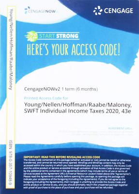 CengageNOWv2 for Young/Nellen/Hoffman/Raabe/Maloney's South-Western Federal