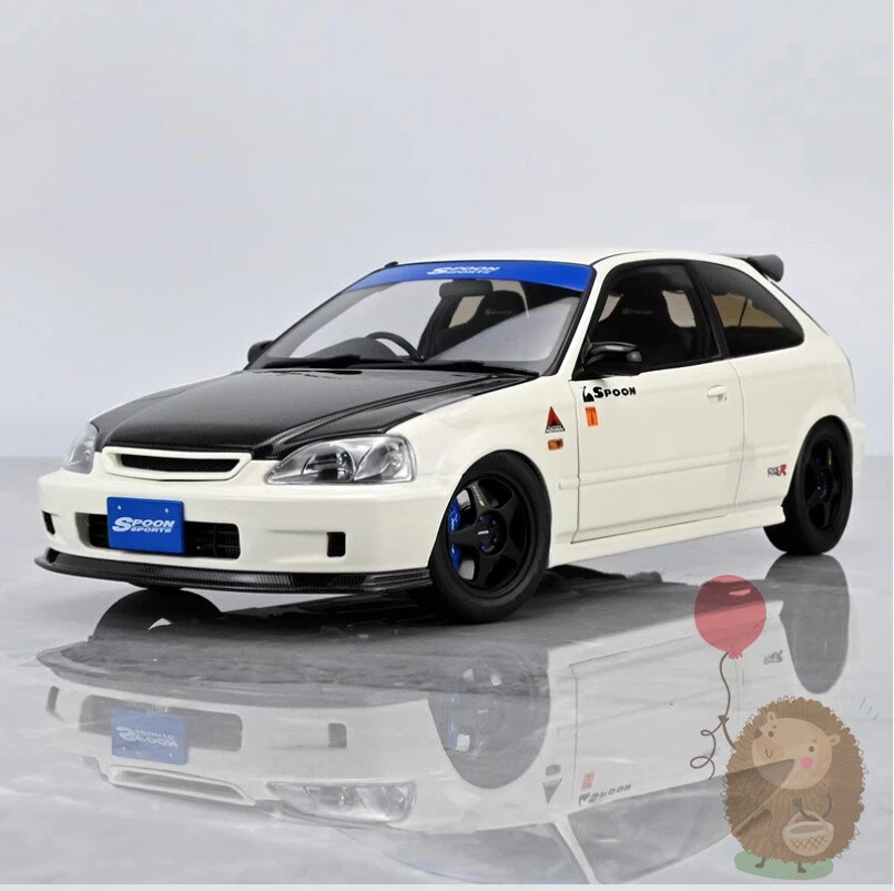 MH Motorhelix 1/18 Honda Civic Type R EK9 spoon #95 Model