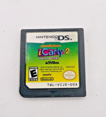 iCarly 2: iJoin the Click! Nintendo DS Activision 2010 Simulation Game Cartridge