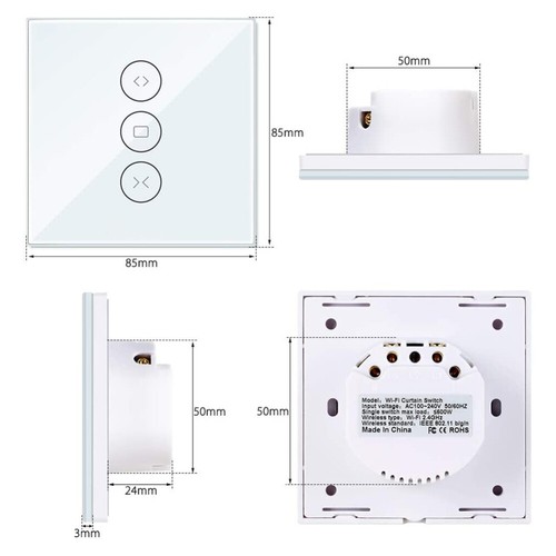 Wlan Rolladenschalter Unterputz Jalousien Schalter Rolladen Zeitschaltuhr Alexa - Bild 10 von 21