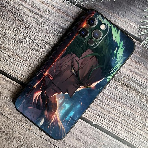 Z-Zoro Anime One P-Piece Case for Apple iPhone 13, 12, 11, 14, 15, 16 Pro Max + - Zdjęcie 16 z 18