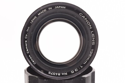 CANON Lens 135mm f/3.5 LTM ライカマウント CANON 135mm f3.5 lens leica screw mount LTM #84076 kjm 86-112-1