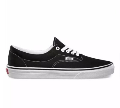 Size 8.5 - Vans Era Black White - VN000EWZBLK for sale online | eBay