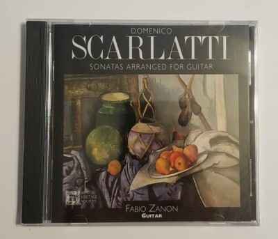 Fabio Zanon - Domenico  SCARLATTI : Sonatas Arranged for Guitar CD Mint Cond.
