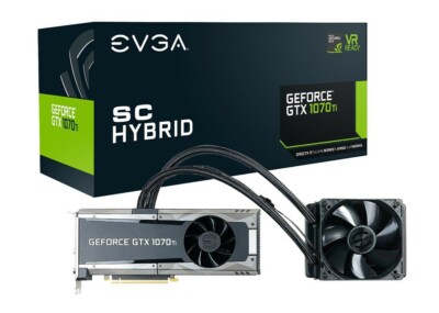 EVGA GTX GeForce 1070ti HYBRID Graphics Card With Integrated Water