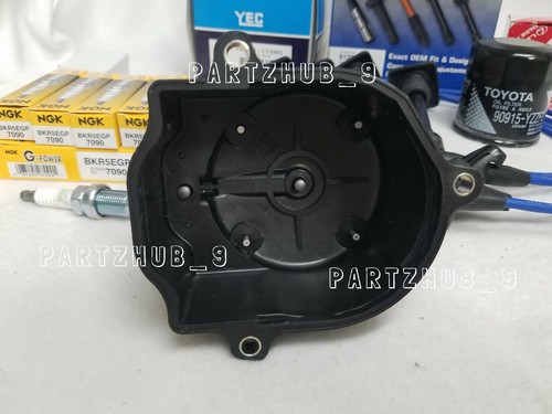 Cap-Rotor-NGK Wires-Platinum Spark Plug-PCV-Filter for Toyota Corolla 1.6 1.8L - Picture 4 of 5