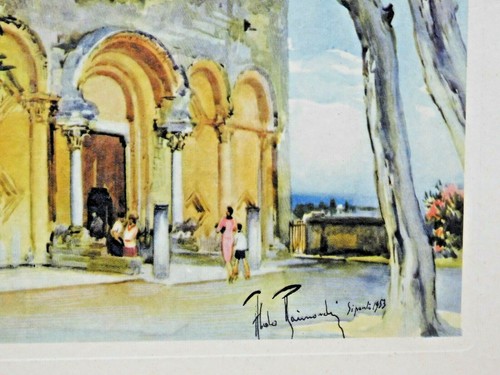 ALDO RAIMONDI - MANFREDONIA- 1953 PRINT - TURISMO DI FOGGIA - UNFRAMED - Picture 4 of 5