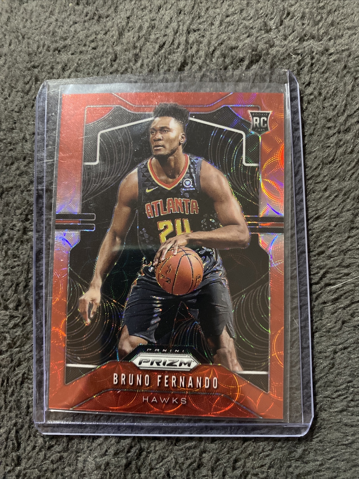 Bruno Fernando 2019-20 Panini Prizm Rookie Prizms Choice Red Rc 2/88