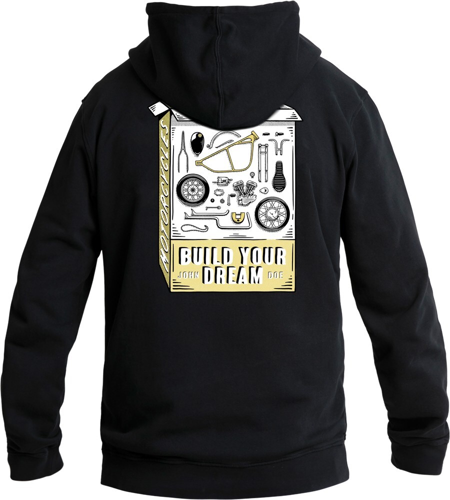 Толстовка с капюшоном John Doe BYD II черная