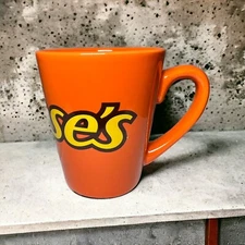 New Reese's Peanut Butter Cup Orange Ceramic Coffee Mug