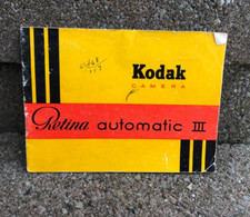 Kodak Retina Automatic III Camera Instructions